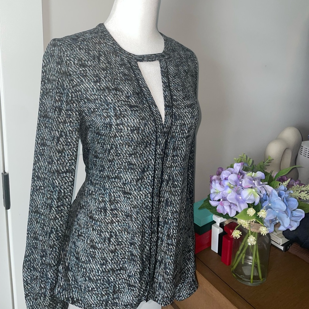 Silk print top by alc